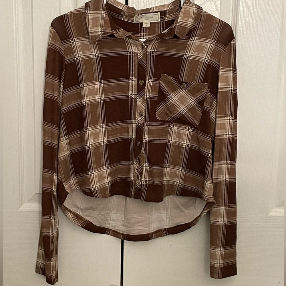 Brown Flannel shirt